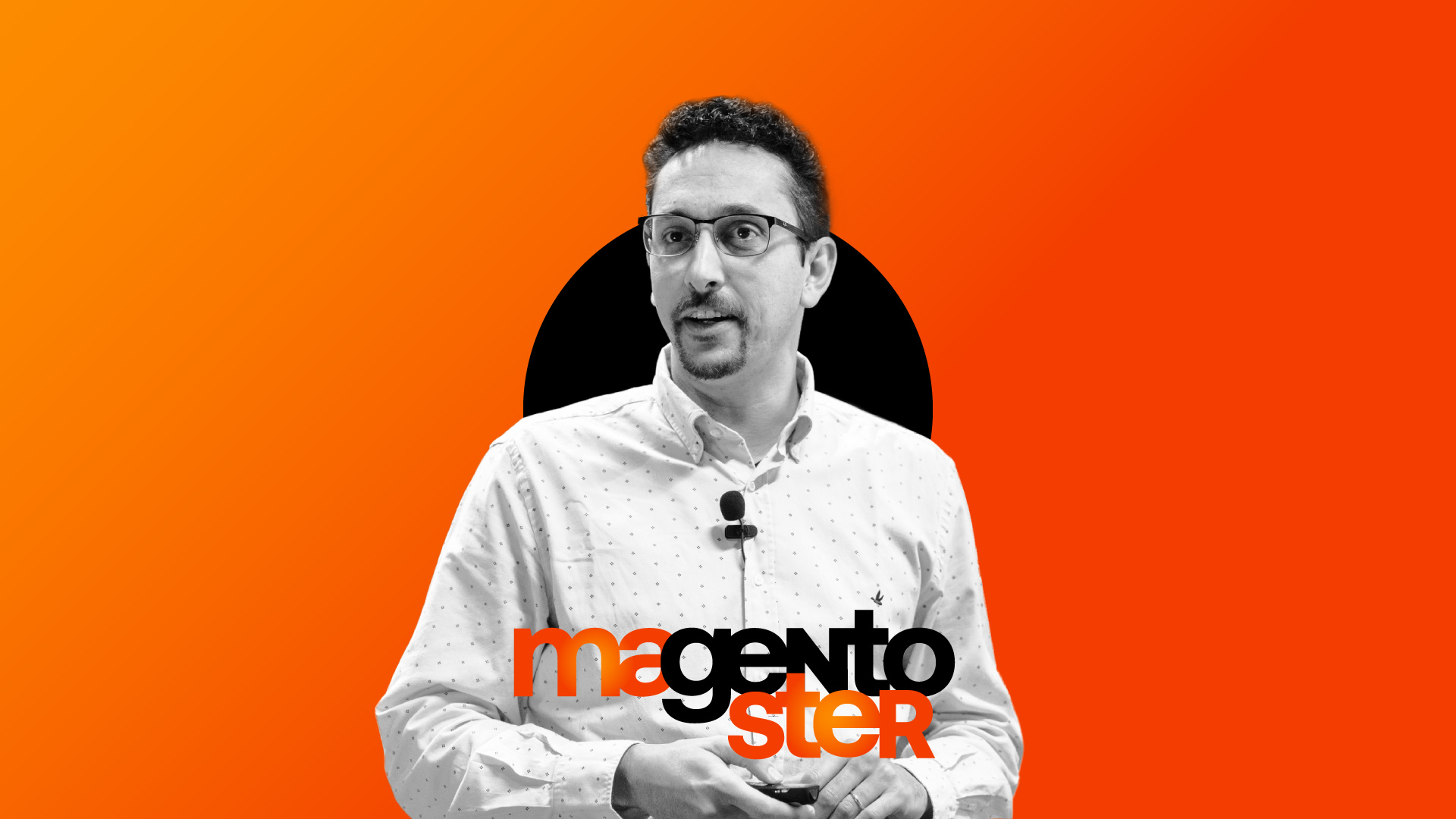 Magensto Ster, Riccardo Tempesta su fondo arancione