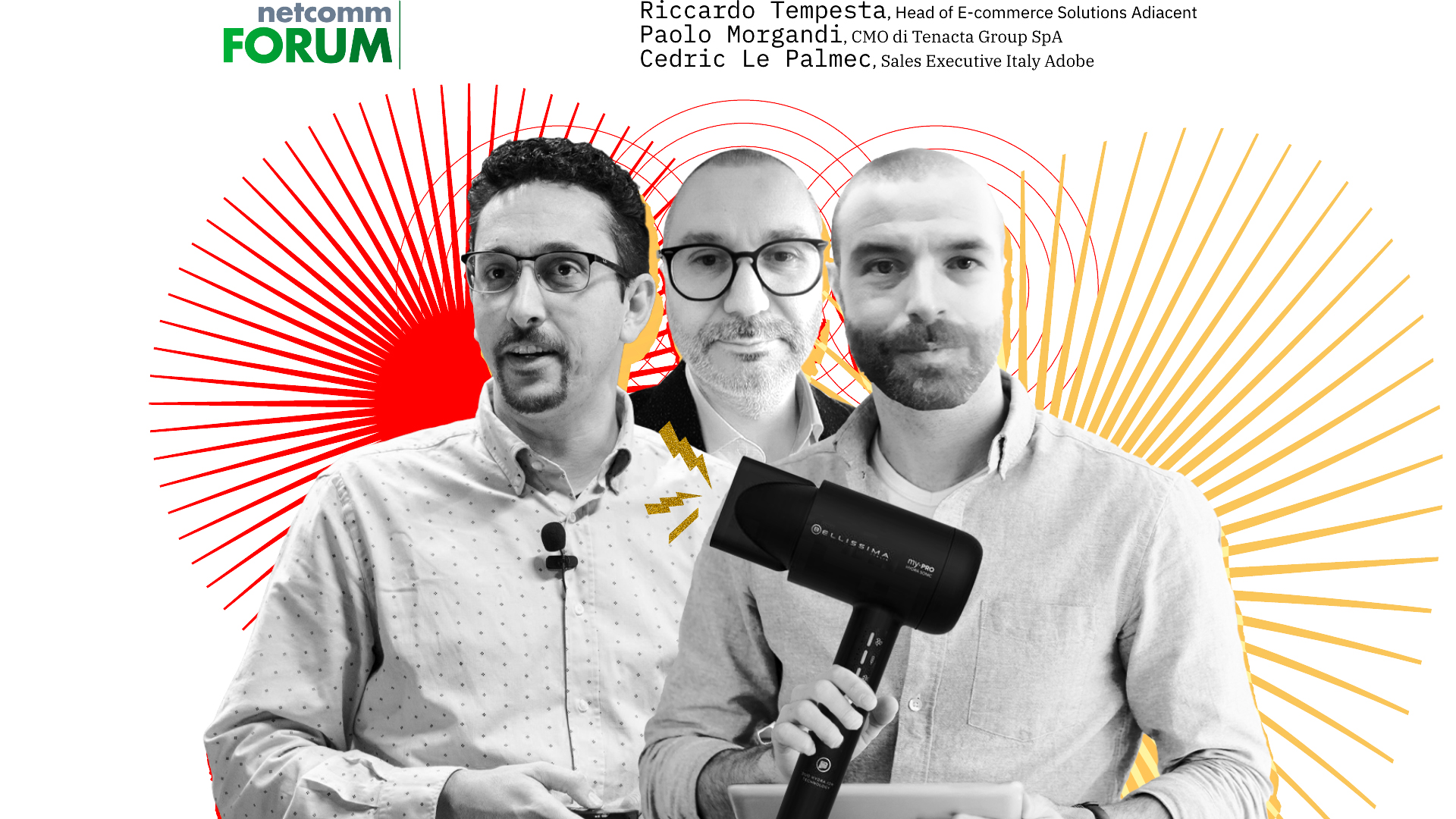 Riccardo Tempesta, Paolo Morgandi e Cedric Le Palmec